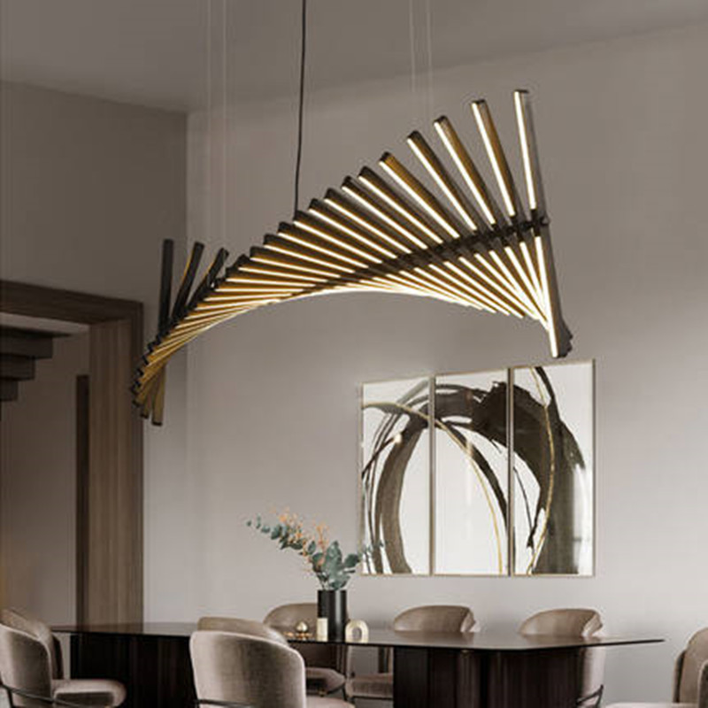 Fashion Fishbone Shape Office Strip Lamps - Image 4
