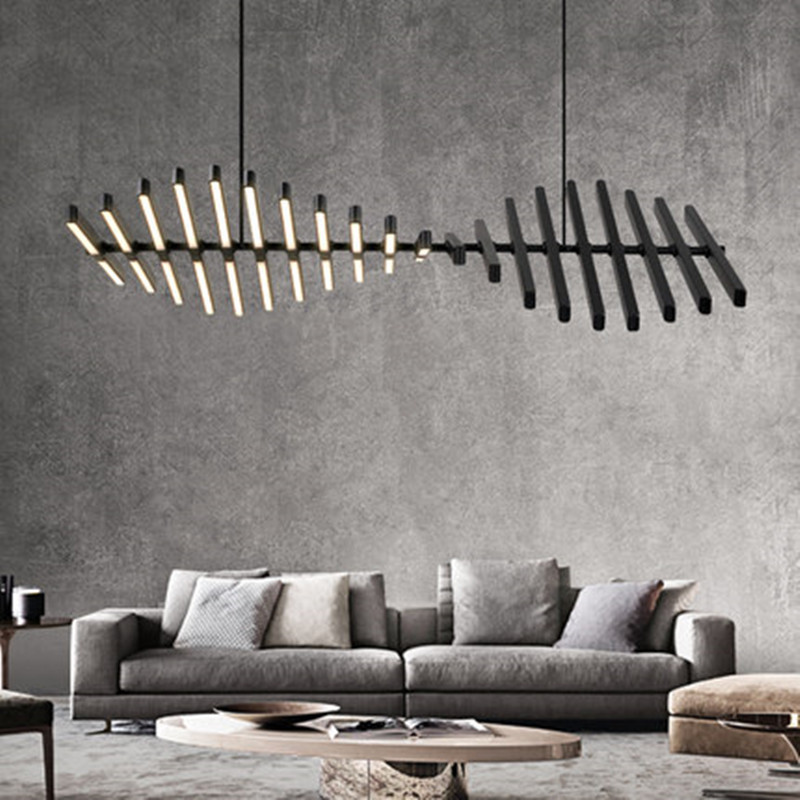 Fashion Fishbone Shape Office Strip Lamps - Image 2
